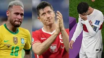 Neymar, Lewandowski, Ronaldo 