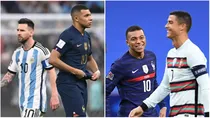 Kylian mbappe, Lionel messi, Cristiano Ronaldo