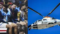 Argentina players shifted from bus to helicopter during FIFA World Cup win celebrations