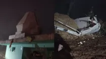 Trainee plane crashes into temple dome in Rewa district