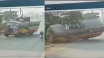 One dead, 40 injured after speeding bus overturns in Bengal's Burdwan