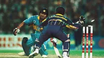 Srilankan batter Romesh Kaluwitharana Sachin Tendulkar 