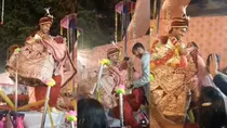 Groom Fell in a viral video