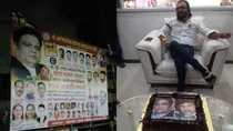 viral photo of poster of chhota rajan
