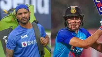 Shubman Gill, Shikhar Dhawan. Photo: PTI