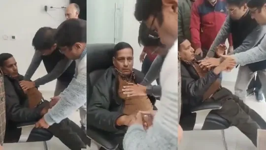 Viral video of Chandigarh IAS officer performing CPR