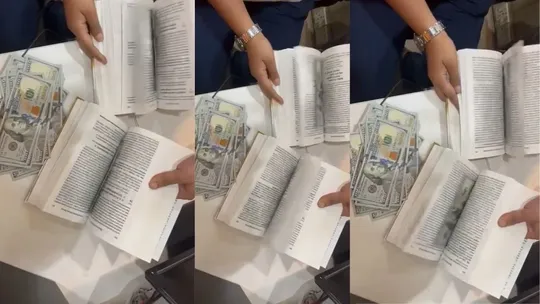 Man hiding $90,000 between book pages held at Mumbai airport