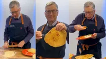 bill gates makes indian roti