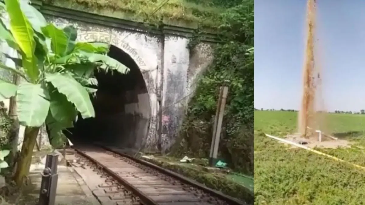 railway tunnel and borewell file image
