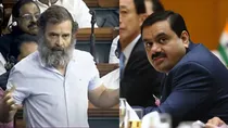 Rahul Gandhi Gautam Adani PM Modi Parliament