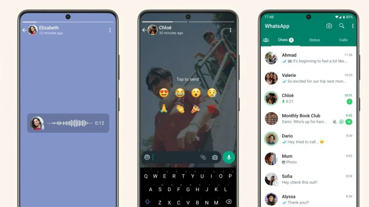 WhatsApp introduced five features towards status updates