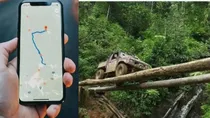 tourists followed google map shortcut in Joshimath, Uttarakhand, rescued later from ditch