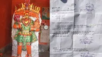 Railway encroachment notice to Hanuman in Madhya Pradesh
