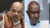 amit shah and h.d. devgowda