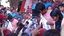  Couple came to meet on Valentines day, villagers caught them and get them married in Bihar