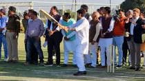 Ball hit by Jyotiraditya Scindia injured BJP worker in Rewa MP