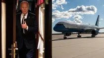 joe biden ukraine visit c-32 air craft