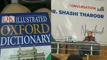 A guy attended Congress MP Shashi Tharoor’s show with Oxford Dictionary