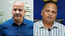 AAP leader Manish Sisodia and Satyendra Jain