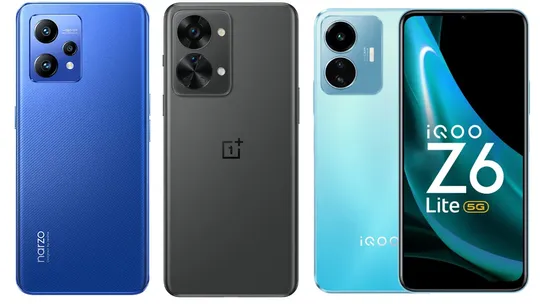 Top budget 5G smartphones in india: iQOO Z6 Lite 5G, Lava Blaze 5G, Realme Narzo 50 Pro 5G , OnePlus Nord 2T 5G, Google Pixel 6a