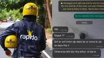 Women shares her Rapido ride experience