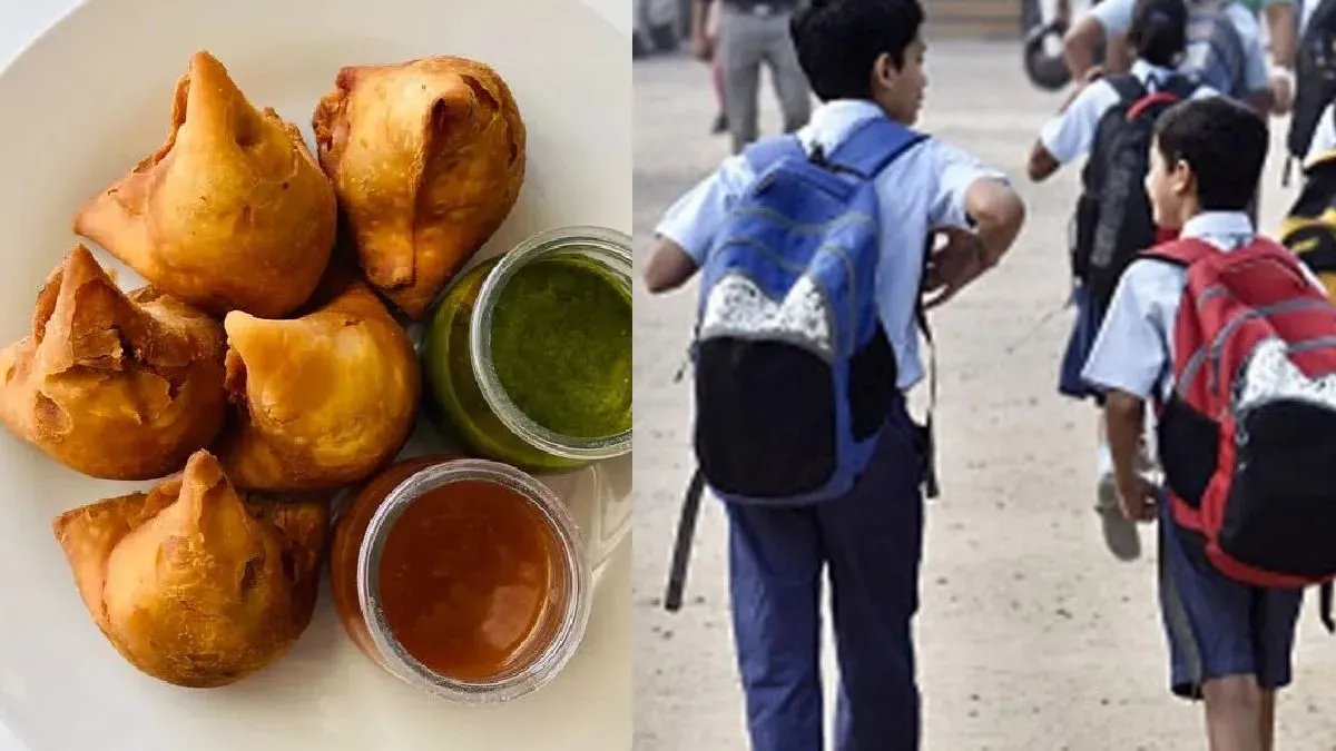 school boy refused to offer samosa to his senior