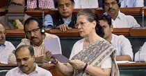 sonia gandhi inside lok sabha