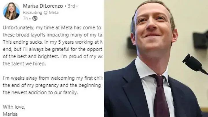 meta layoffs: woman fired just a week before giving birth to her first child
