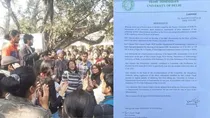 DU student debarred in BBC Documentary screening case