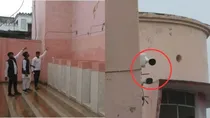 Azamgarh DAV PG College toilet tap theft CCTV Camera install