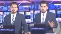 viral video shows Pakistani anchor calmly reading news during earthquake shake