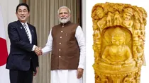 what is special about sandalwood Buddha statue that PM Modi gifted to Japanese PM 