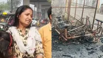 ghaziabad first woman bike mechanic poonam trolley burnt