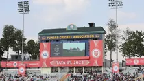 Floodlight failure stopped the match in Mohali