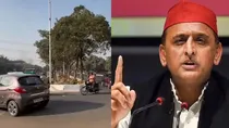 Noida U turn construction video goes viral, Akhilesh yadav questions