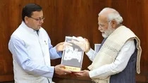 uttarakhand cm pushkar singh dhami meets pm narendra modi