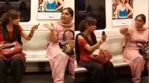 delhi metro spray video viral 