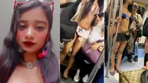 Delhi metro bikini girl 