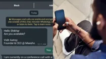 Meesho Employee Gets Fraud Text From Fake CEO