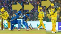 Dhoni took a fantastic review to send Suryakumar Yadav back