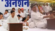 Sachin Pilot fast Protest in Jaipur Ashok Gehlot Vasundhara Raje Congress