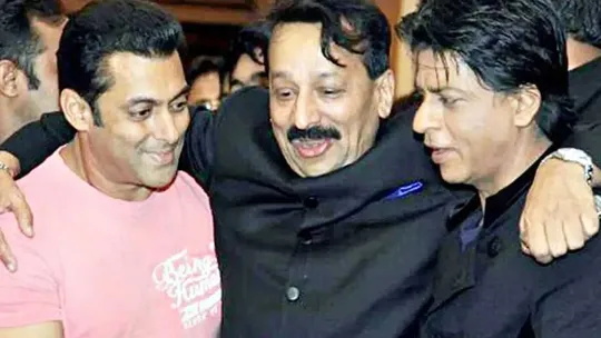 baba siddiqui sharukh khan salman khan