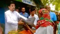 TMC MLA in Bengal distributed Blankets in summer