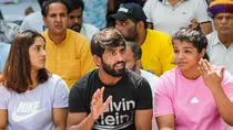 Wrestlers protest at Jantar Mantar bajrang punia letter
