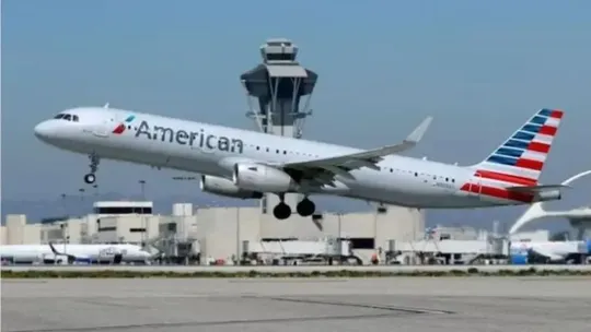 Man urinates in flight