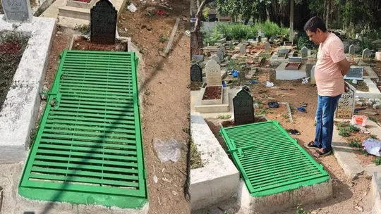 fact check Pakistan Locked grave to avoid rape turns out to be of Hyderabad