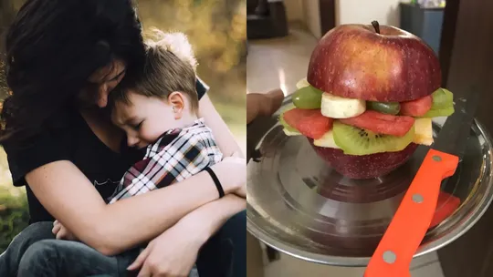 Ill son wanted to eat burger mother orders fruit online makes fruit burger viral