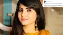 delhi police reply on pakistani actress Sehar Shinwari