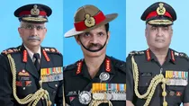 Standard uniform for army officers of Brigadier rank and above from August