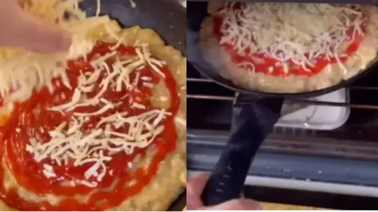 banana pizza recipe going viral on social media left netizens in pain weird food combo 